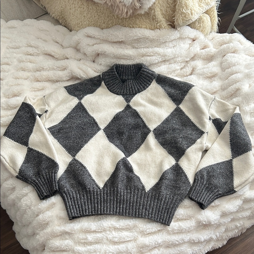Pringle x HM Argyle Sweater XS